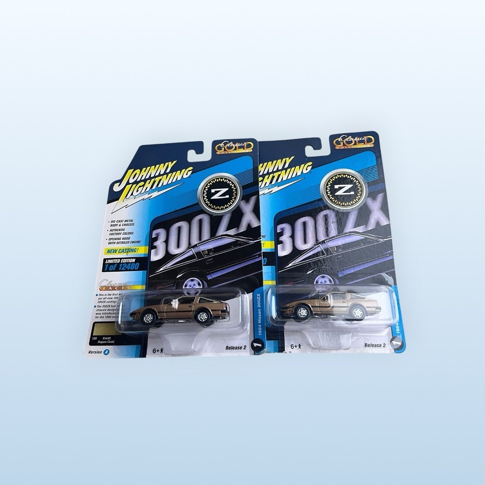 Johnny Lightning 1984 Nissan 300 ZX 1:64 Diecast Vehicle - Brown (JLSP243/24A)